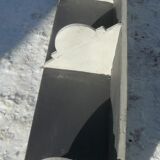 Vintage painted corner shelf