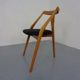 Mid-Century Tripod Beech Chair, 1960s