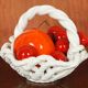 Braided basket of fruit slurry Italy
