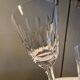 5 antique large glasses for wine/water, cut crystal