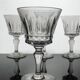 4 Baccarat Piccadilly crystal wine glasses