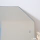 Octagonal bevelled wall mirror