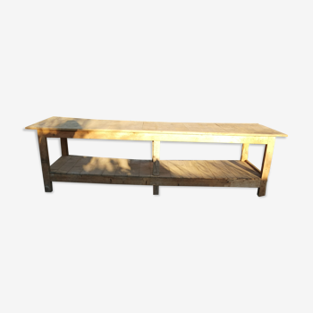 Pine draper table 3m x 1m