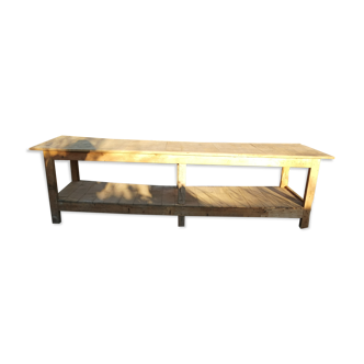 Pine draper table 3m x 1m