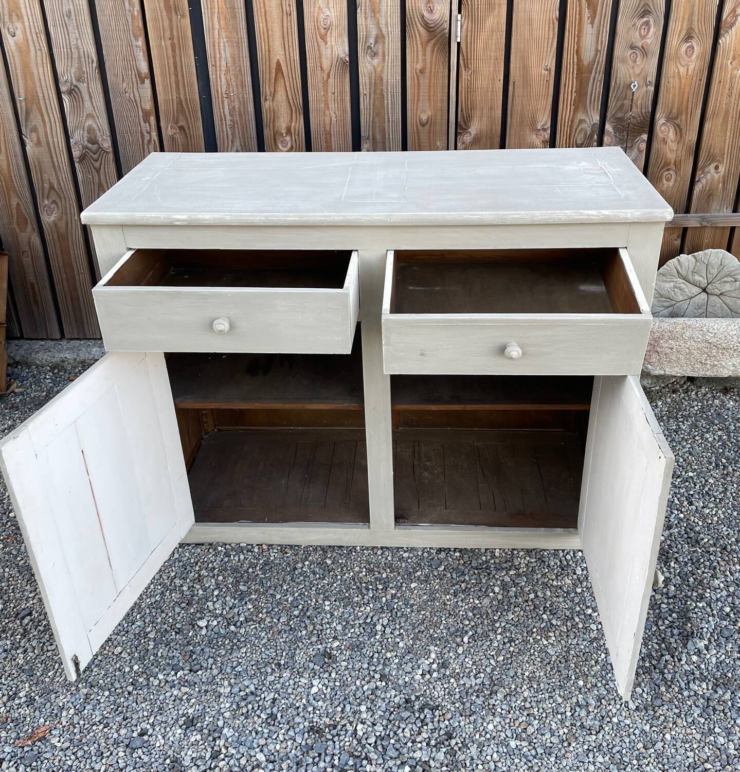 Parisian buffet with 2 doors and 2 drawers