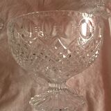 Crystal cut with matching cups