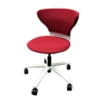 Chaise pivotante Sedus Turn Around en tissu rouge