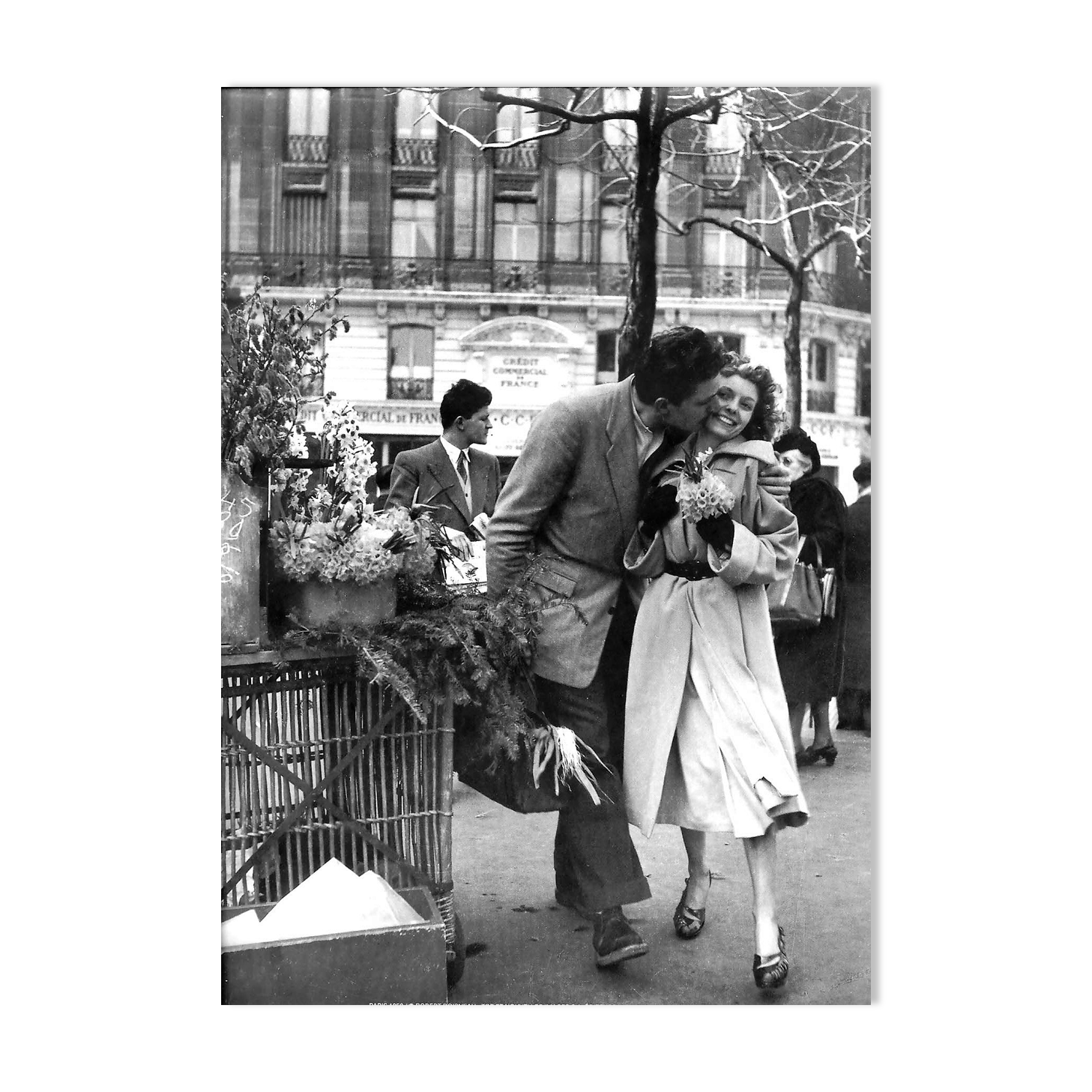Photography, "The Daffodils", Paris, 1954 / Tribute to Robert Doisneau / 15 x 20 cm