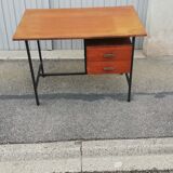 Vintage wood and metal desk