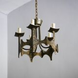 Plafonnier Brutalits de 1970 Production Italienne