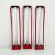 Lampadaire rouge par Gian N. Gigante pour Zerbetto, 1980
