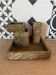 Brutalist desk set