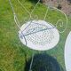 White wrought iron garden furniture