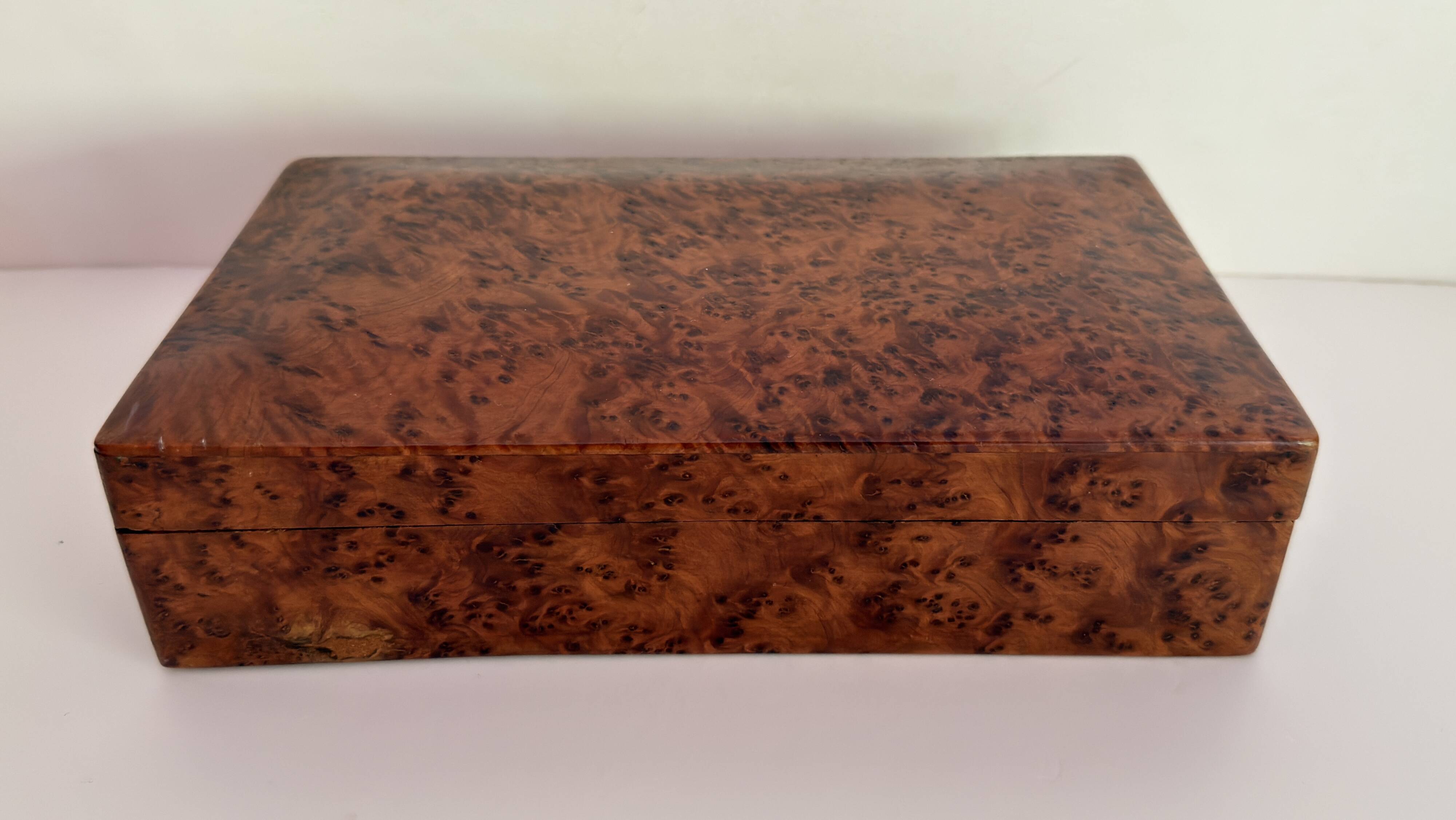 Coffret bois - Loupe de thuya