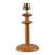 Postmodern vintage pine wood table lamp from the 1980s.