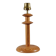 Postmodern vintage pine wood table lamp from the 1980s.