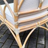 Table & Chairs by McGuire, 1980s