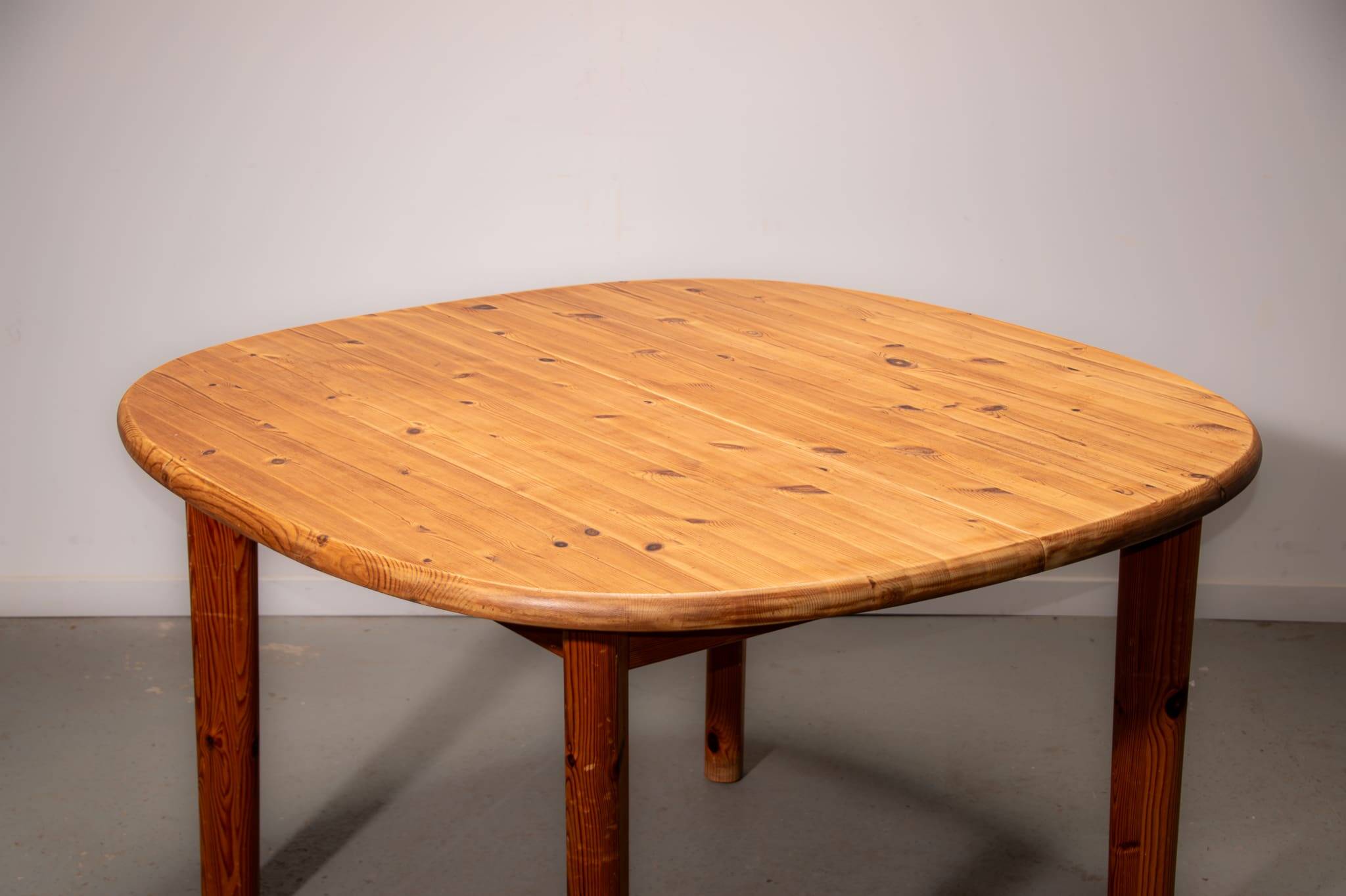 Ensemble de salle à manger en pin danois, vers 1990