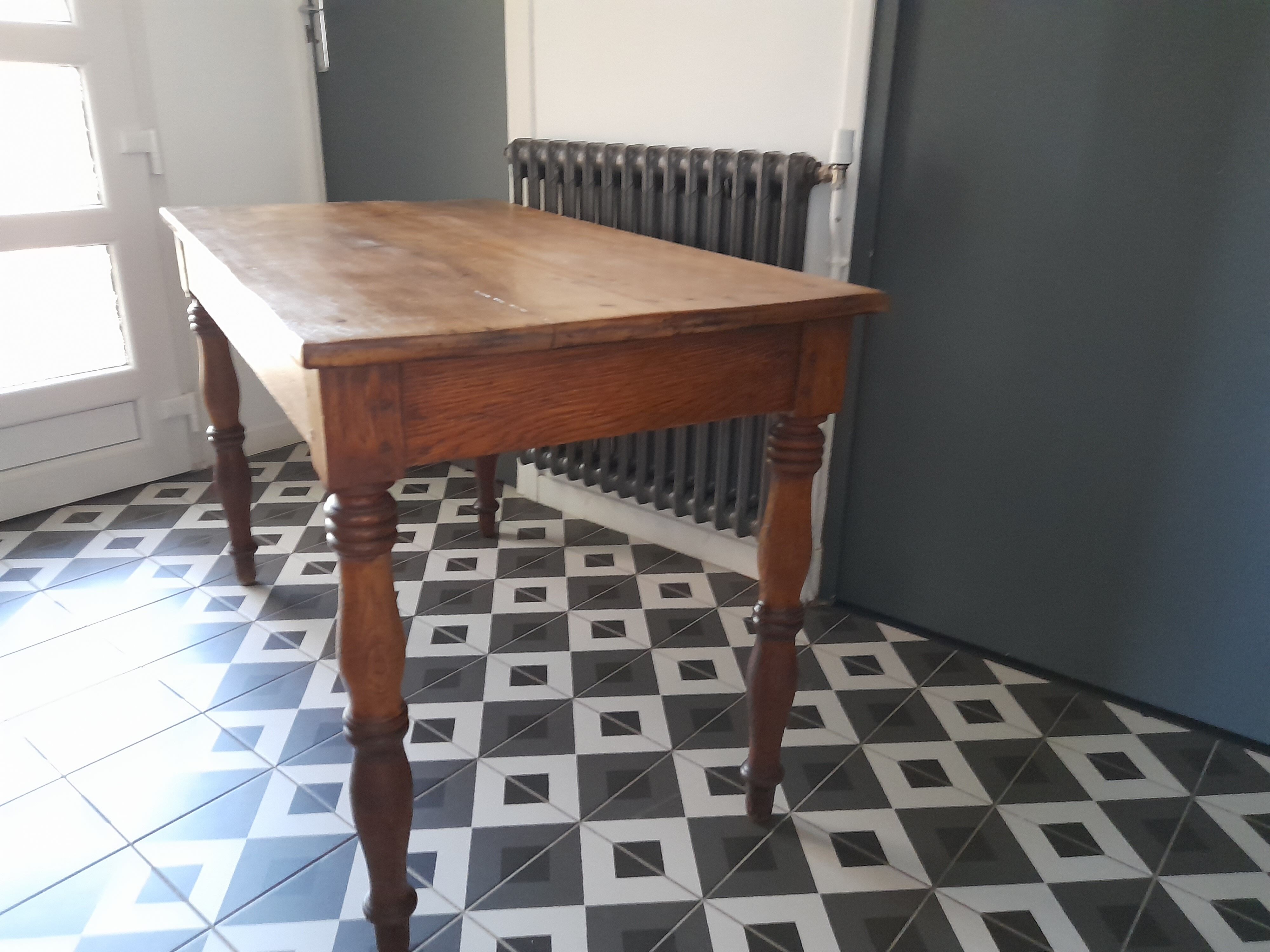 Old farmhouse table