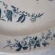 Oval dish longwy late nineteenth