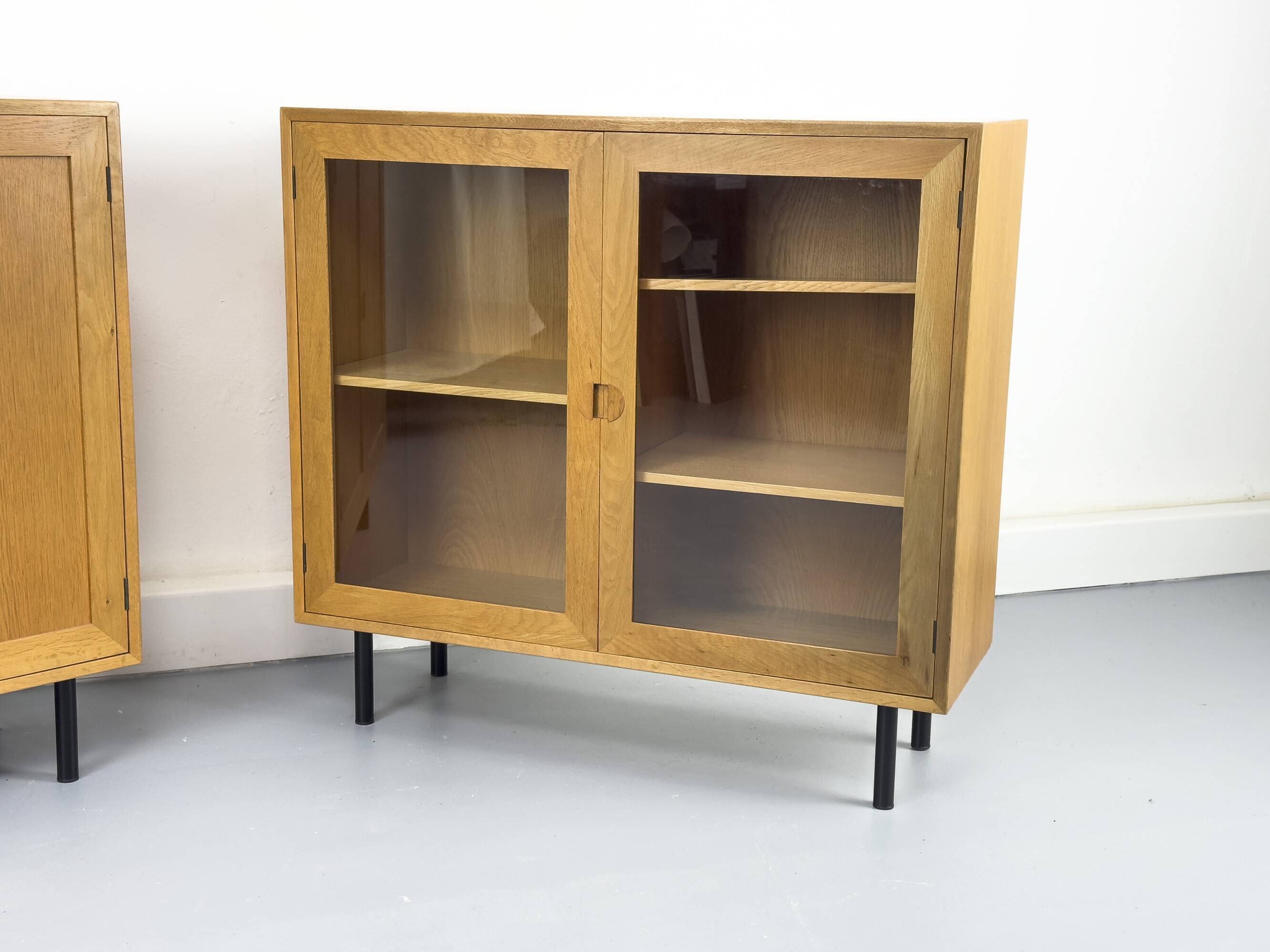 Petit meuble vitrine danois de Hansen et Guldborg, lot de 2, 1