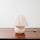 Coppia de lampes de table Murano champignon rose design des années 1970