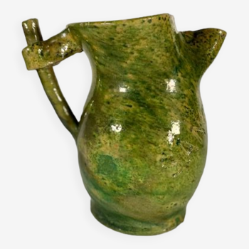 Glazed clay sangria pitcher