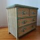 Rattan and wicker commode from the 70s – 80s