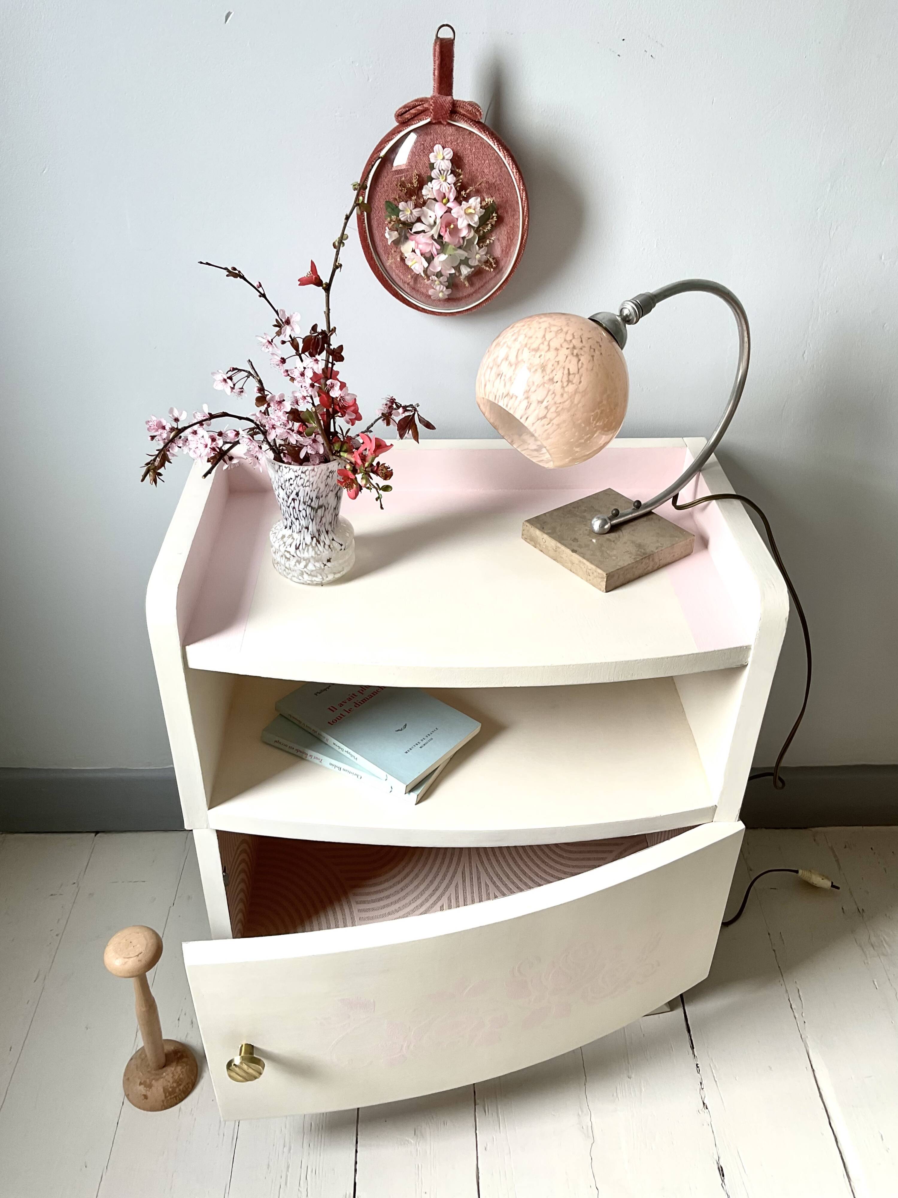 Art deco bedside table