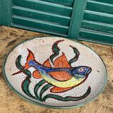 Daniel Etienne Vallauris ceramic plate