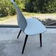 Sedus designer chair in light blue – black wooden base