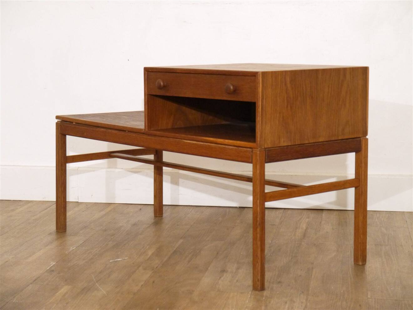 Scandinavian teak side table, 1960s