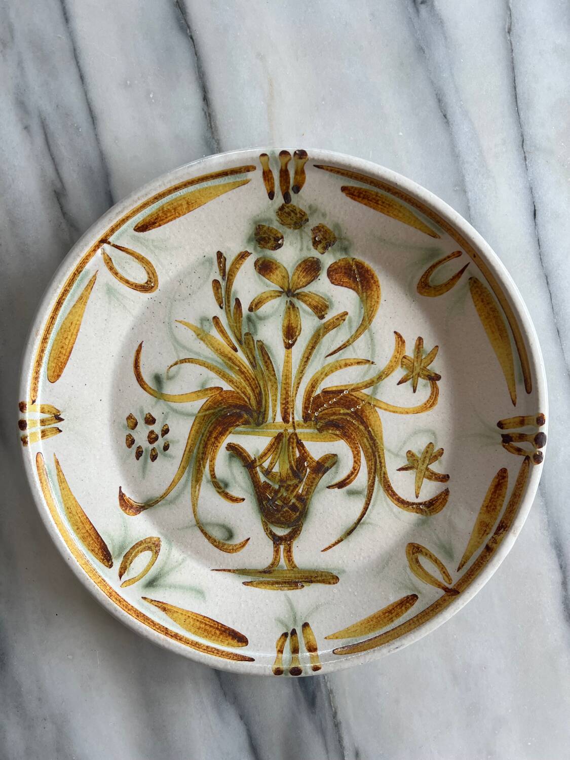 Keraluc Quimper Stoneware Dessert Plates