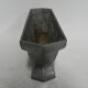 Aluminum art deco vase