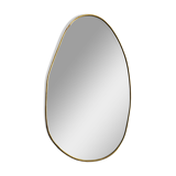 Miroir laiton  doré 52 cm