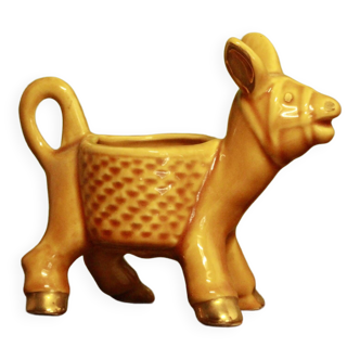 Ceramic donkey statue