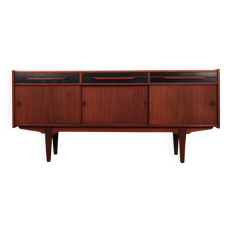 Buffet en teck, design danois, années 1970, production : Danemark