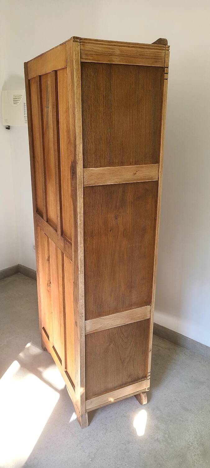 Parisian Art Deco wardrobe Parisian furniture in raw wood