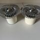 Pair of vintage design spring lamp wall lights from the 70s