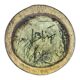 Jacques BLIN, lamp base with stylised figurative decoration