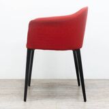 Laja chair from Pedrali in red fabric