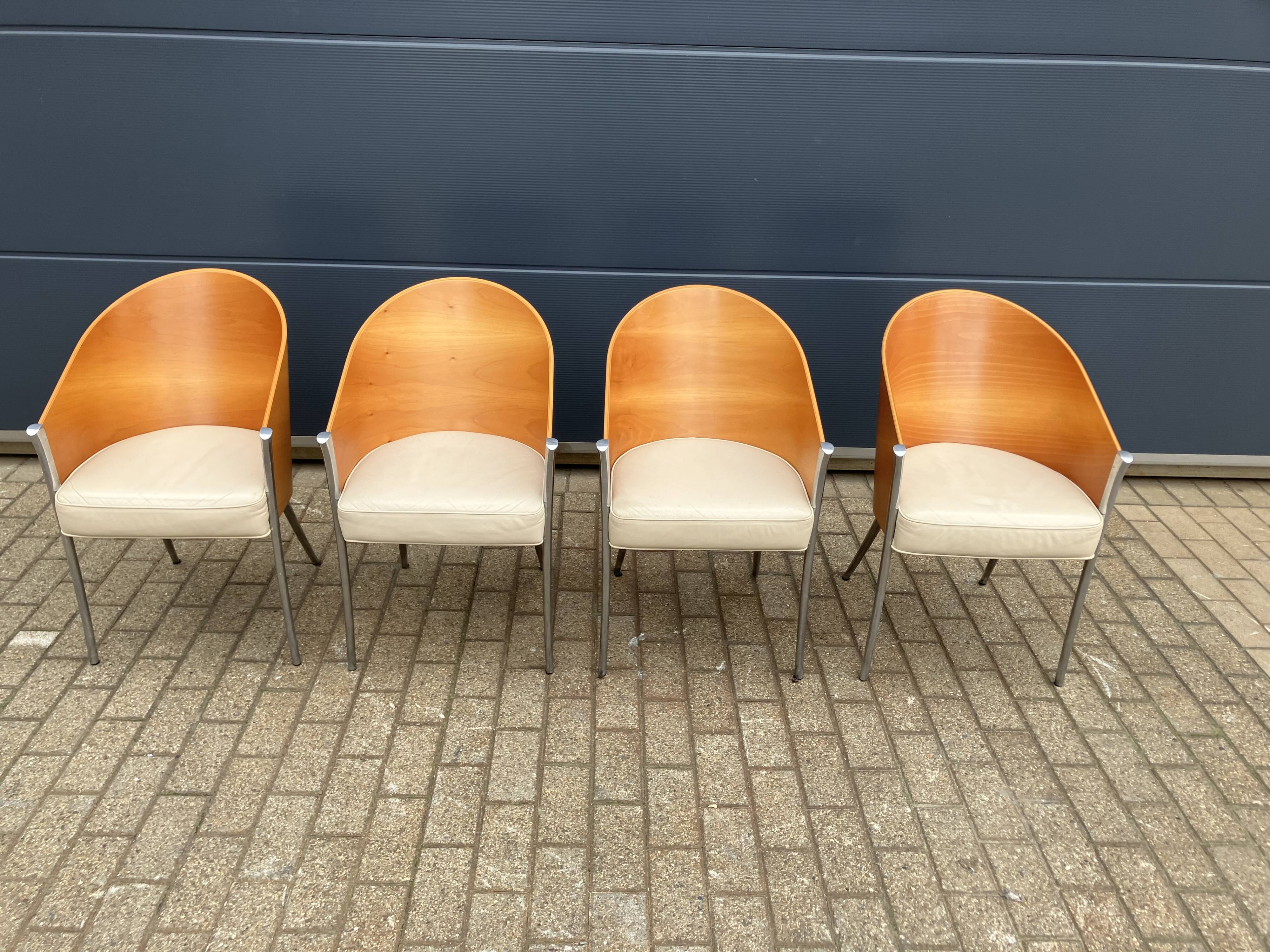 4x King Costes dining chairs, Philippe Starck, Aleph Driade