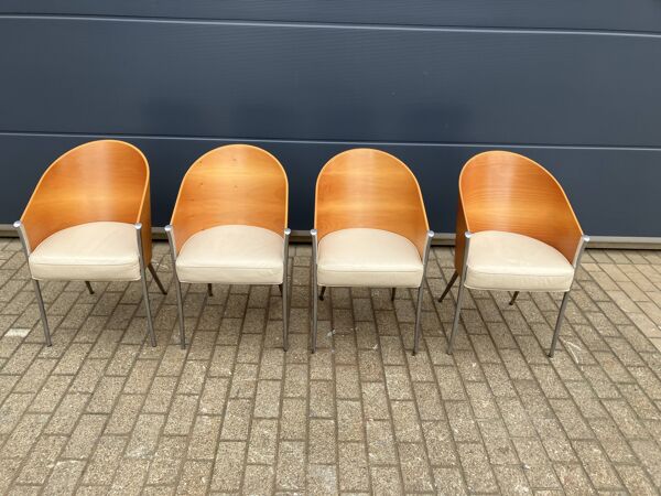 4x King Costes dining chairs, Philippe Starck, Aleph Driade