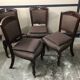 4 chaises acajou