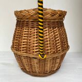 Vintage basket with lid