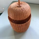 Wicker fruit basket