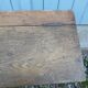 Small old wooden chest with hinged lid