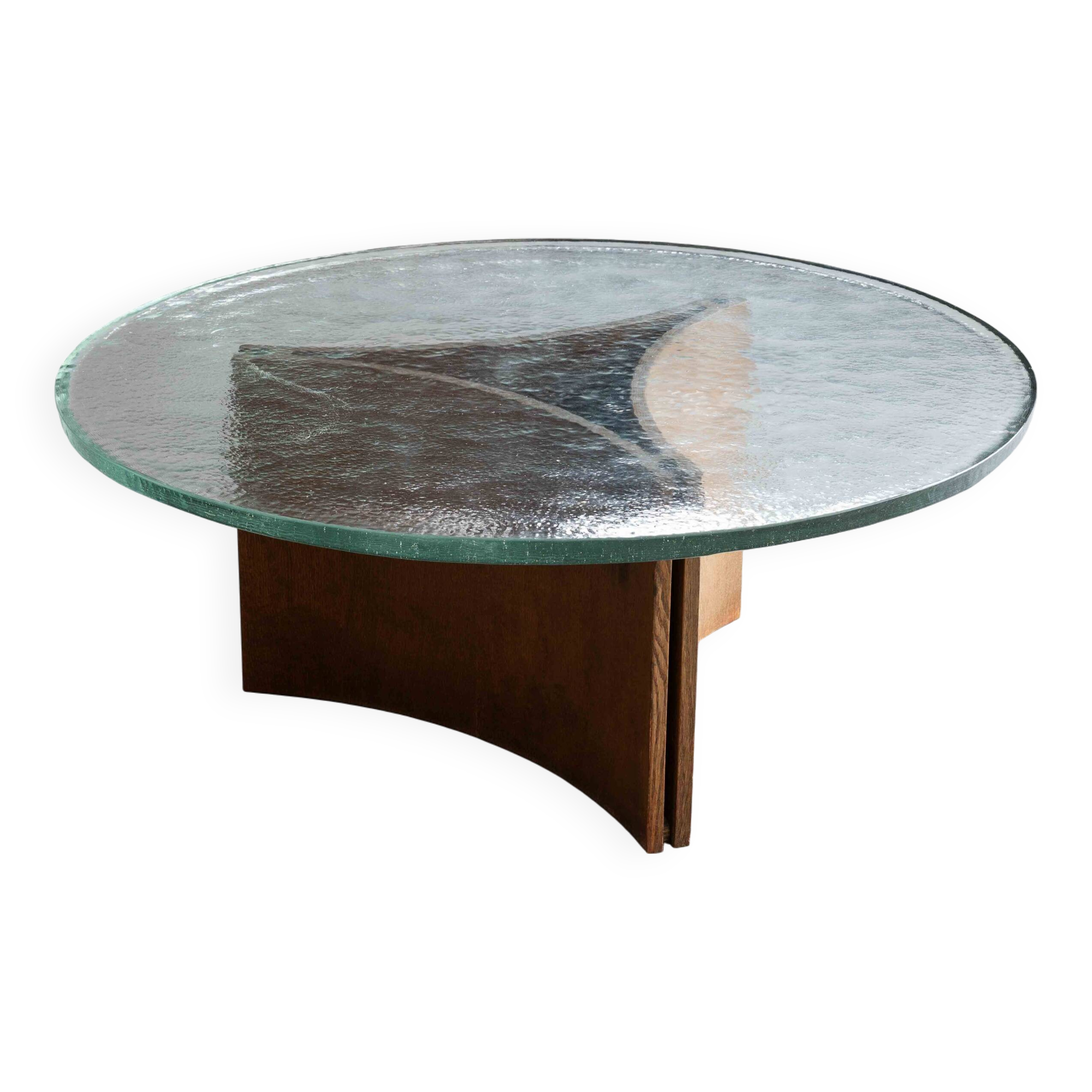 Brutalist coffee table, Germany, 1970's