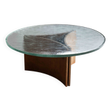 Brutalist coffee table, Germany, 1970's