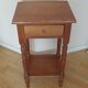 Cherry wood pedestal table